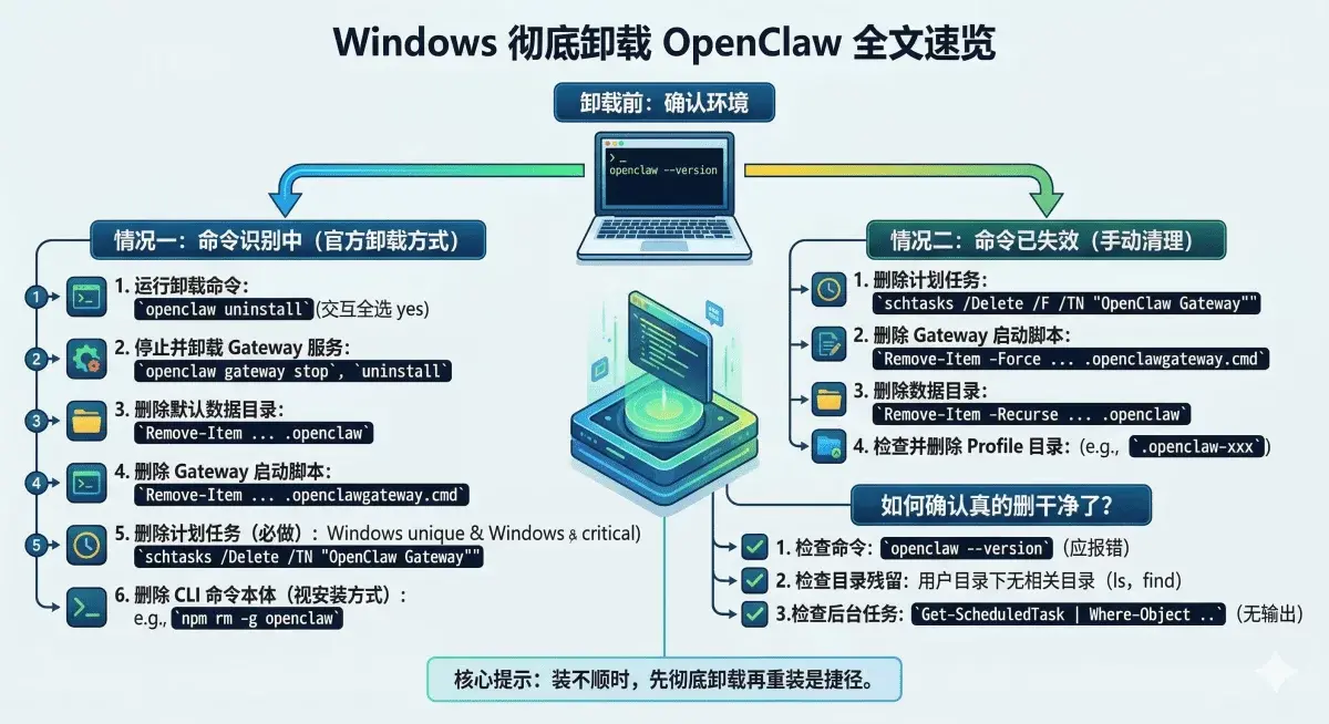 Gemini_Generated_Image_t8b9xxt8b9xxt8b9 越装越乱?手把手教你把OpenClaw彻底删干净