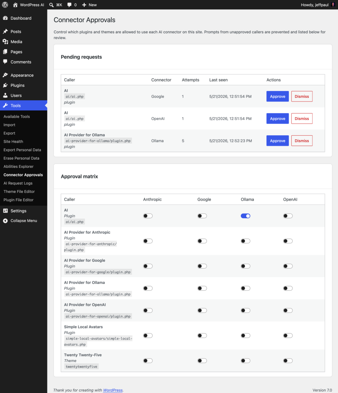 ovzcn20260528-41 迈向原生 AI 时代,WordPress 官方 AI 插件 1.0 发布,携手 WordPress 7 重塑建站工作流