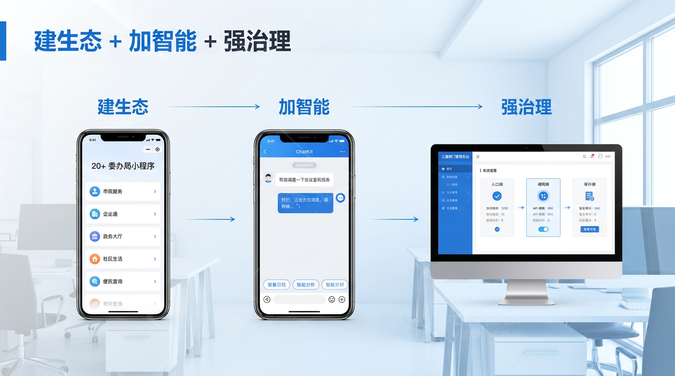 政务一网通APP如何引入AI能力,通过一个AI助手就能够调用所有的功能,实现对话即办事插图 政务一网通APP如何引入AI能力,通过一个AI助手就能够调用所有的功能,实现对话即办事