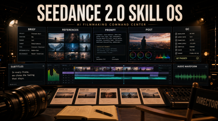 ovzcn20260617-2 当「提示词工程师」开始像制片人一样思考,Seedance 2.0 Skill OS 深度解析!